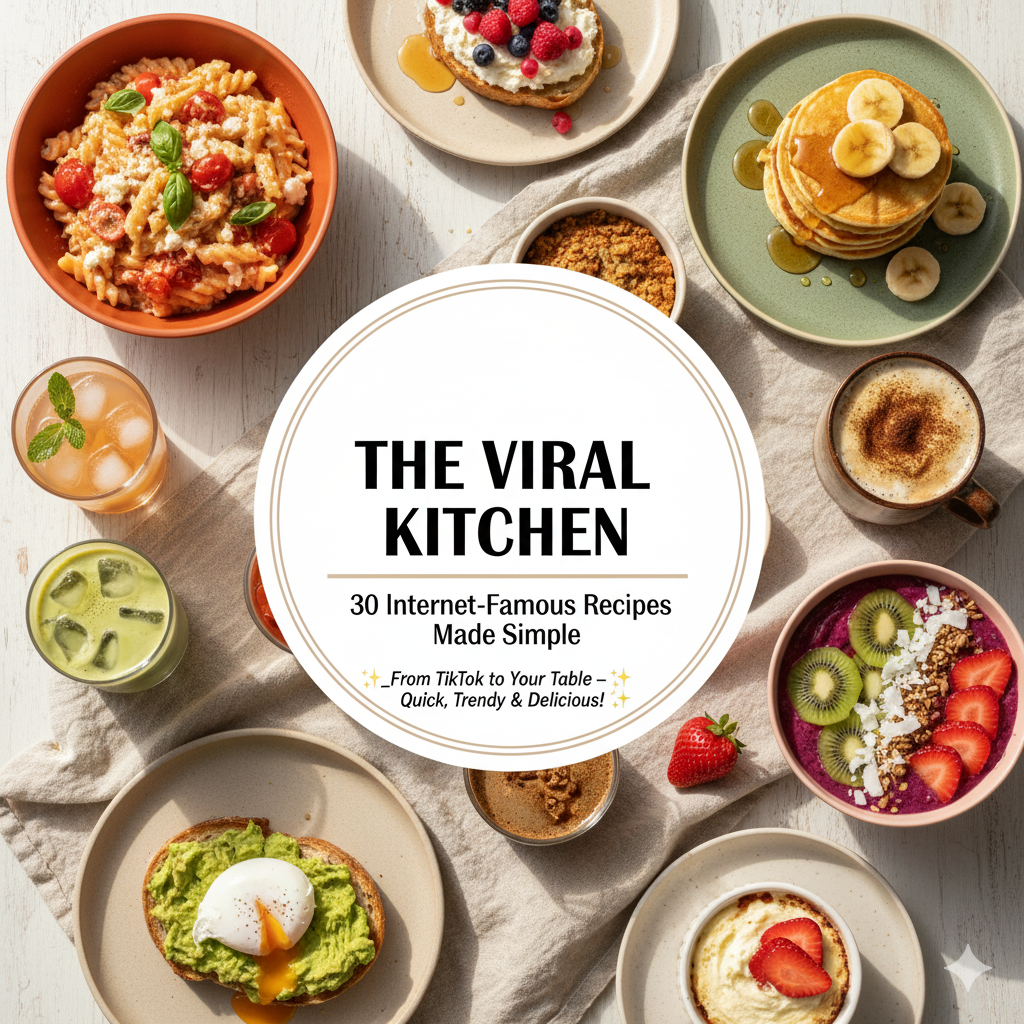 The Viral Kitchen – 30 Internet-Famous Recipes Made Simple (Digital Cookbook)