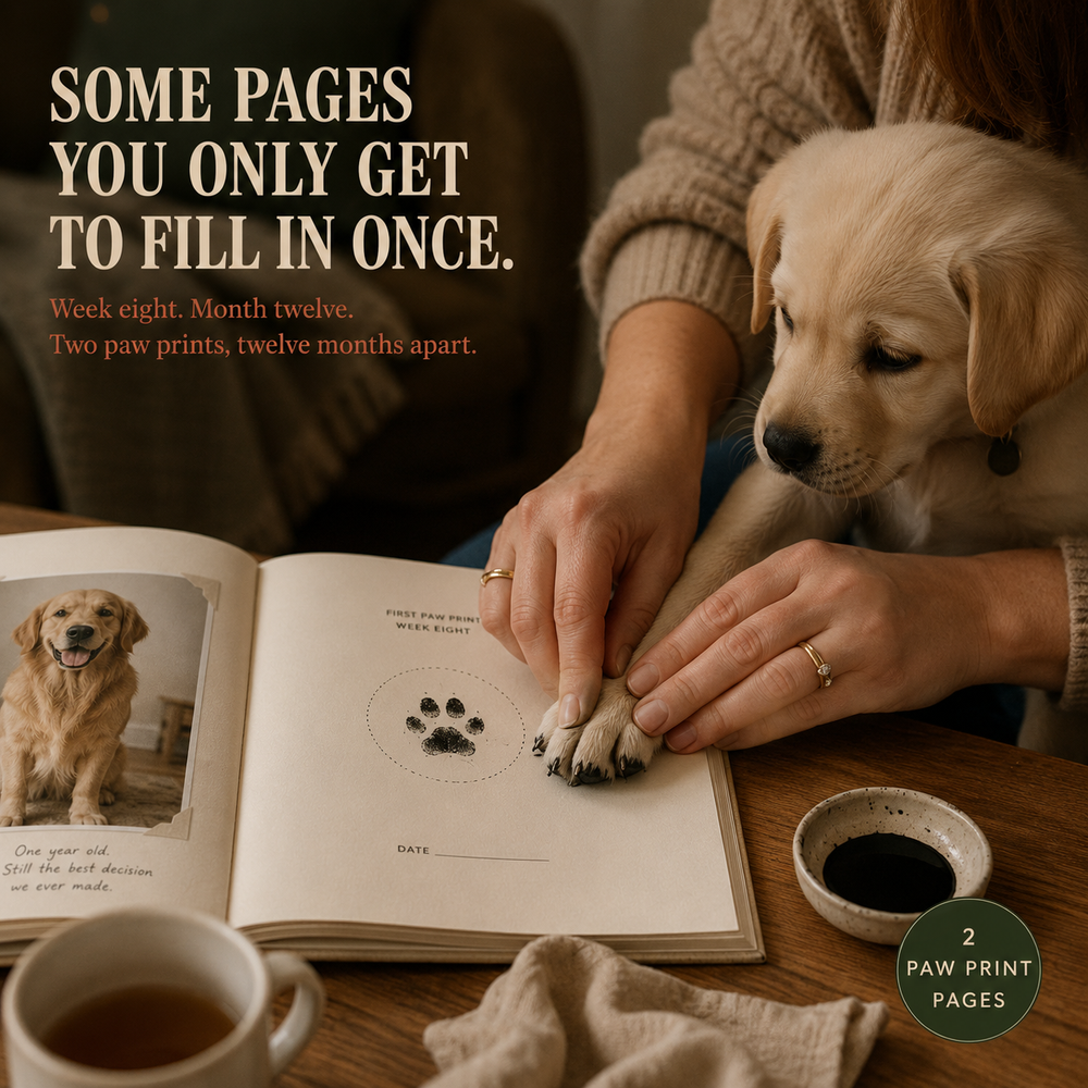 The Puppy Memory Book – A Keepsake Journal of Your Dog's First Year